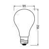 OSRAM Lampe LED Star Classic, Warmweiss (WW)