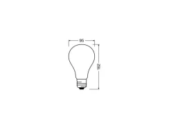 OSRAM Lampe LED Star Classic, Warmweiss (WW)
