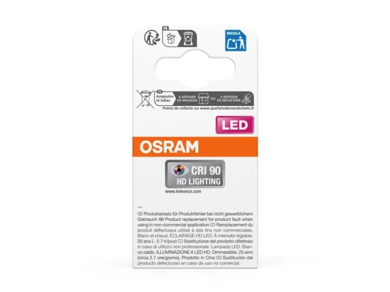 OSRAM Lampe LED SUPERSTAR MR16 6.1W Warmweiss (WW)