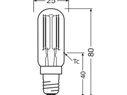 OSRAM Lampe Star Special 40, 4W, E14 Warmweiss (WW)