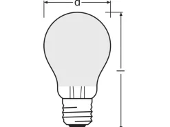 OSRAM Lampe Superstar Retrofit, 11W, E27, Warmweiss (WW)