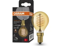 OSRAM Lampe Vintage 1906 Classic P25, 3.4W, E14, Warmweiss (WW)