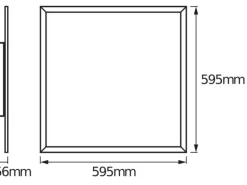 OSRAM LED-Panel SMART+ Matter Planon Plus 600 x 600 mm RGBW