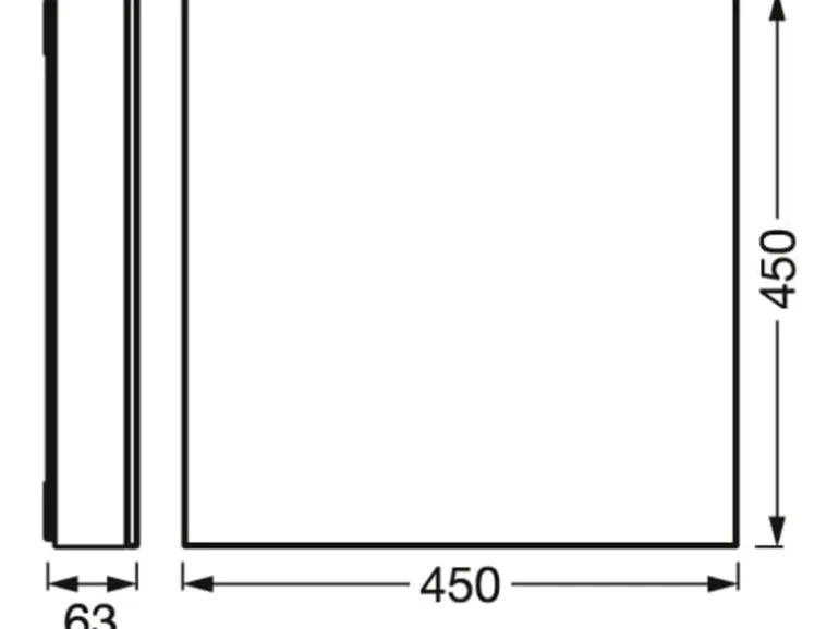 OSRAM LED-Panel SMART+ Matter Planon Sparkle 450 x 450 mm TW