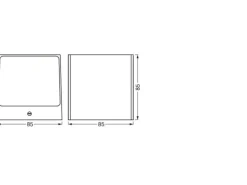 OSRAM Outdoor Wandleuchte Smart+ Brick UpDown RGB + W
