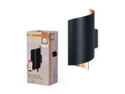 OSRAM Wandleuchte SMART+ Matter Wall Twist Black 200 x 112 mm, TW