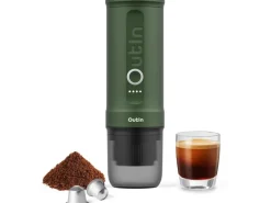 OUTIN Reisekaffeemaschine Nano Waldgrün