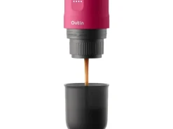 OUTIN Reisekaffeemaschine Nano Rot