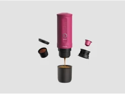 OUTIN Reisekaffeemaschine Nano Rot
