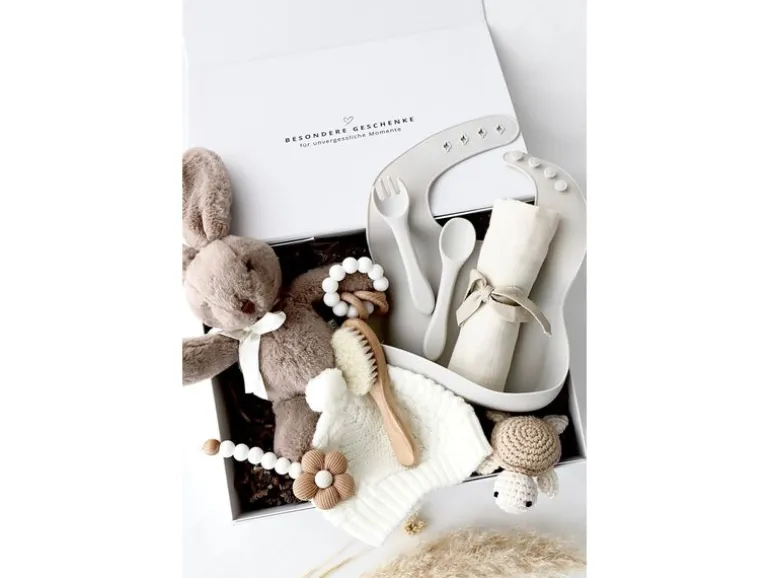 Oykami Baby Geschenkbox Lunelle Weiss