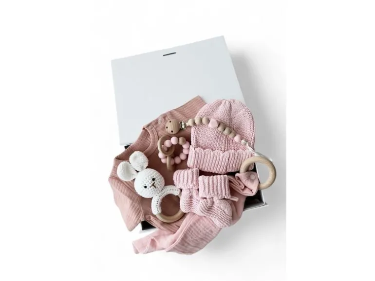 Oykami Baby Geschenkbox Rosa Palermo Hase
