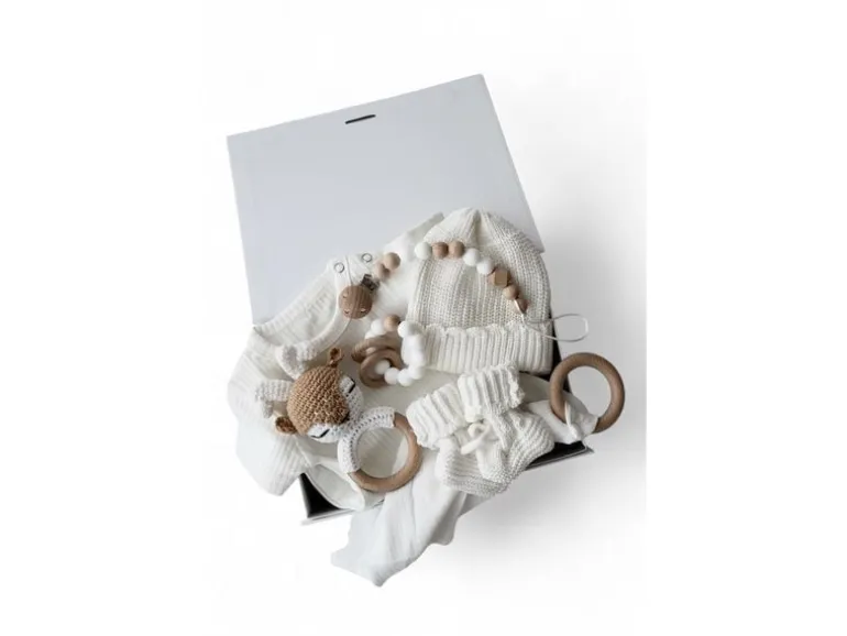 Oykami Baby Geschenkbox Weiss Palermo Elch