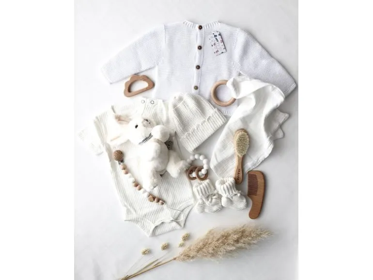 Oykami Baby Geschenkbox Weiss Verona Hase Weiss