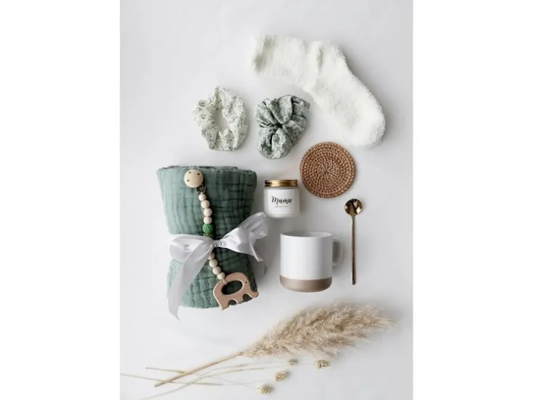 Oykami Mama und Baby Geschenkbox «Kapstadt» Grün
