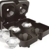 Paderno Eiswürfelform Diamant Schwarz