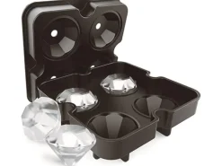 Paderno Eiswürfelform Diamant Schwarz