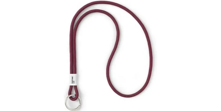 Pantone by Copenhagen Design Schlüsselanhänger Key Chain Long Nylon Aubergine 48 x 3.3 cm