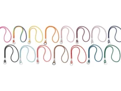 Pantone by Copenhagen Design Schlüsselanhänger Key Chain Long Rot, 48.0 x 3.3 cm, Long