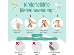 Papierdrachen Wandtattoo-Set Waldtiere