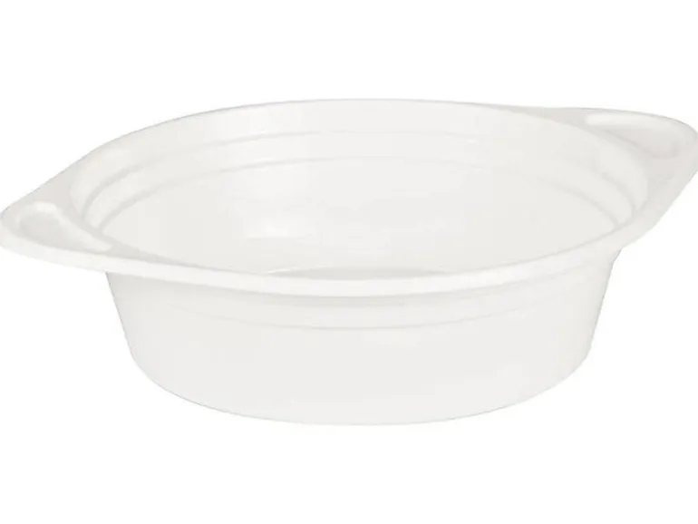 Papstar Einwegteller Suppenterrine 15.6 cm, 100 Stück, Weiss