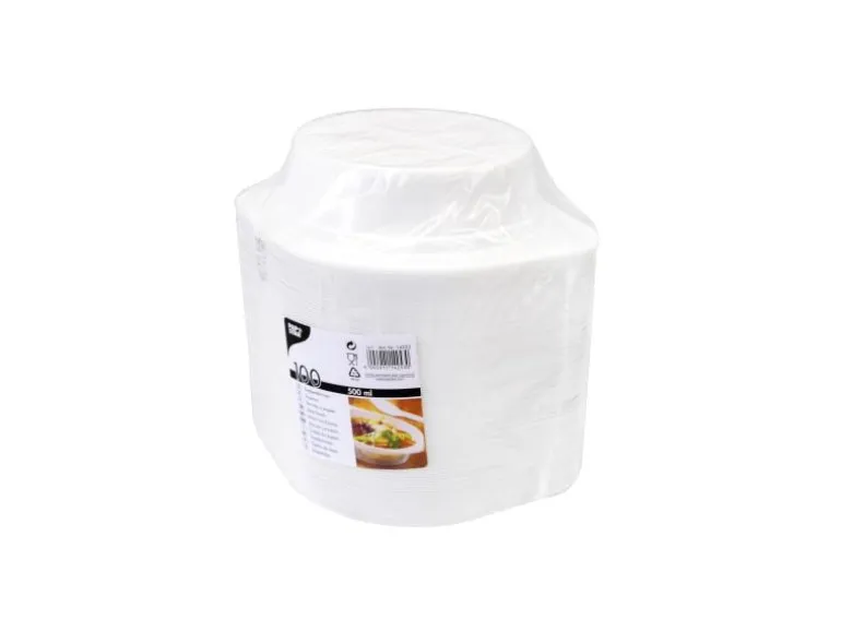 Papstar Einwegteller Suppenterrine 15.6 cm, 100 Stück, Weiss