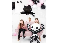 Partydeco Ballons Folienballon Fledermaus 80 x 52 cm, Schwarz