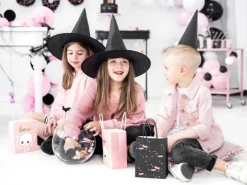 Partydeco Geschenkbox Fledermäuse Schwarz