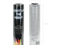 Partydeco Knicklichter + Verbinder farbig, 100 Stk.