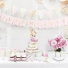 Partydeco Kuchen-Topper Mr & Mrs 25.5 cm, 1 Stück, Gold