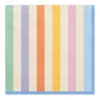 Partydeco Papierservietten Streifen 33 cm x 33 cm