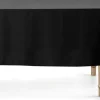 Partydeco Tischdecke Rechteckig schwarz matt, 180 x 300 cm, 1 Stück