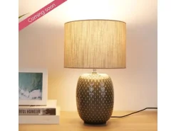 Pauleen Tischleuchte Pretty Classy 1x E27 Dunklelgrau/Beige