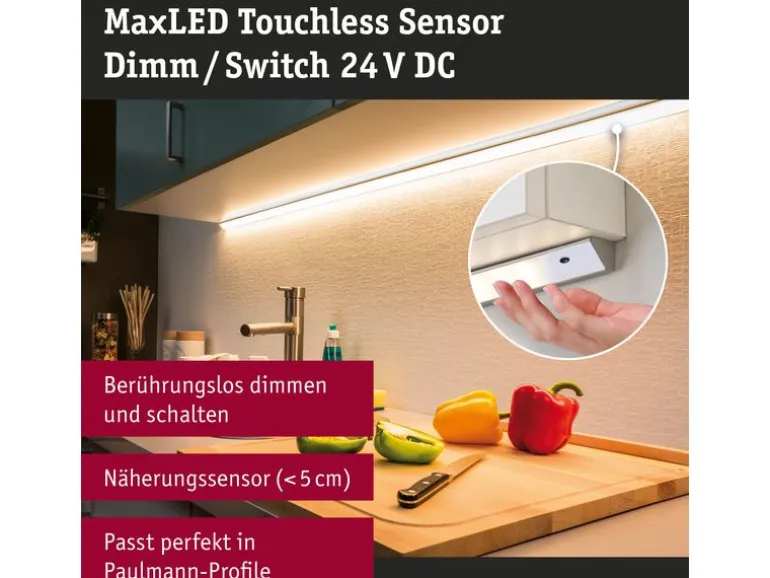 Paulmann Bewegungssensor MaxLED für Profil, 144 W