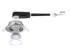 Paulmann Einbauspot LED Base Basisset, GU10, 10 x 10W, Eisen