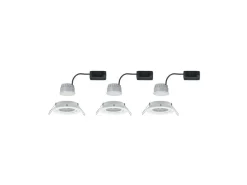 Paulmann Einbauspot Nova Coin 3-Stepdim Set, 3 x 6 W, 2700 K, Weiss