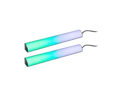 Paulmann EntertainLED Lightbar Dynamic RGB, 30 cm, Schwarz, 2er Set