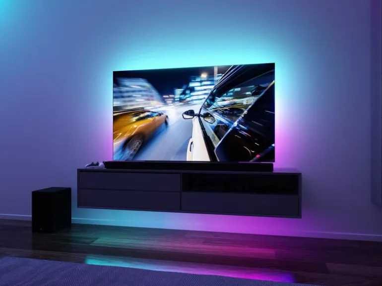 Paulmann EntertainLED USB Strip TV-Beleuchtung RGB+, 65"