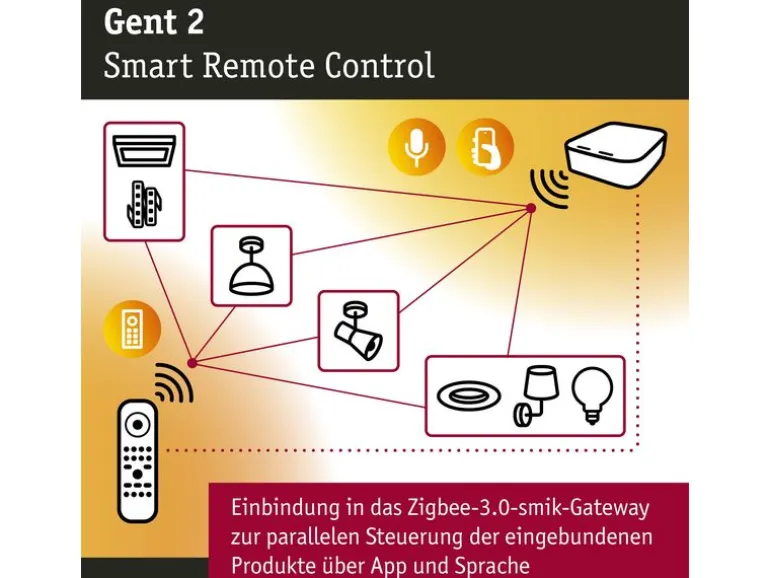 Paulmann Fernbedienung Gent 2 Zigbee 3.0