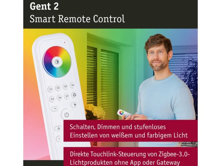 Paulmann Fernbedienung Gent 2 Zigbee 3.0