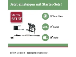 Paulmann Gartenspot Plug & Shine Sting 100° 3000 K, Basisset