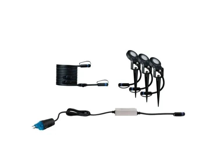 Paulmann Gartenspot Plug & Shine Sting 100° 3000 K, Basisset