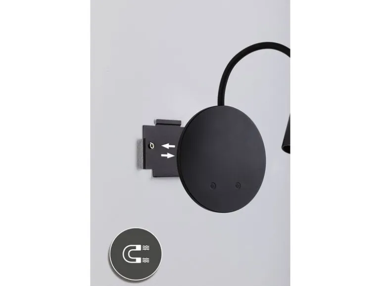 Paulmann LED Akkuwandleuchte Miora 2700K dimmbar Schwarz