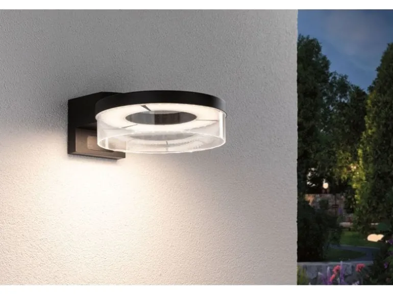 Paulmann LED Aussenwandleuchte Capera Bewegungsmelder Anthrazit
