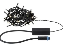 Paulmann LED Lichterkette Plug & Shine Yuna 7.4 m, Warmweiss, Schwarz