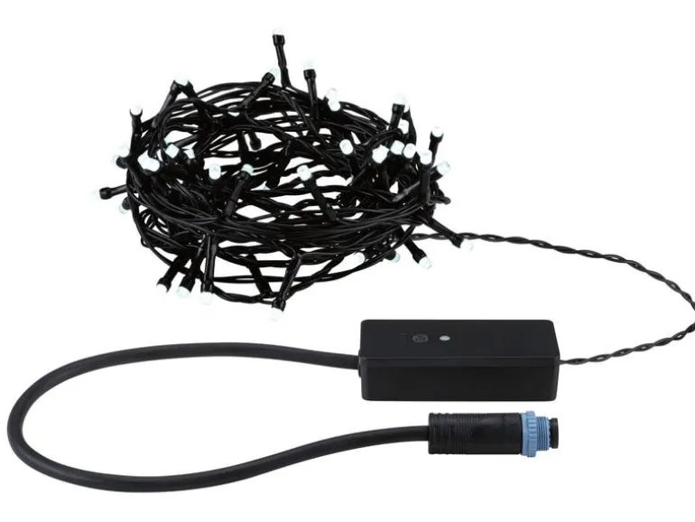 Paulmann LED Lichterkette Plug & Shine Yuna 7.4 m, RGB, Schwarz