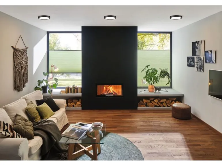 Paulmann LED Panel Abia rund 300 mm Schwarz