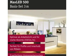 Paulmann LED-Stripe MaxLED 500 2700 K, 3 m Basisset