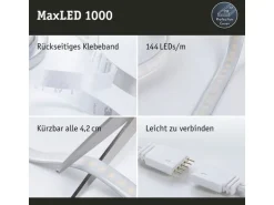 Paulmann LED-Stripe MaxLED 1000 2700 K, 1.5 m Basisset