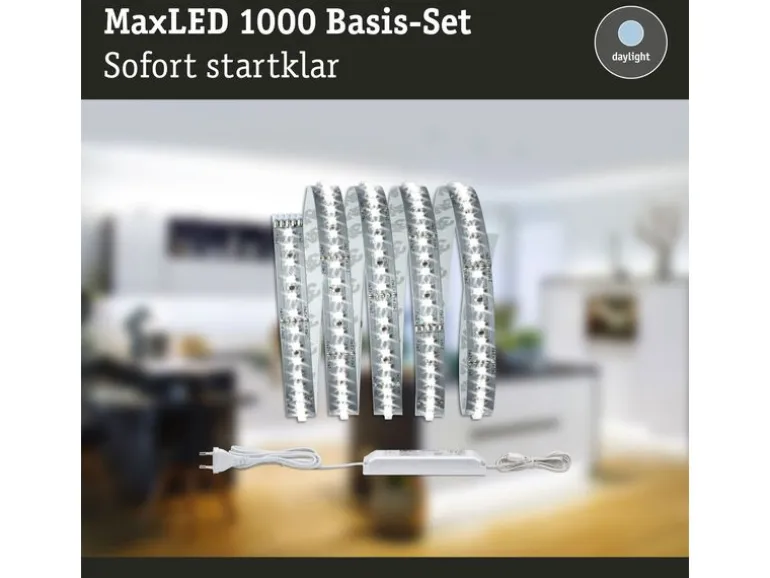 Paulmann LED-Stripe MaxLED 1000 6500 K, 1.5 m Basisset
