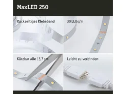 Paulmann LED-Stripe MaxLED 250 RGBW, 3 m Basisset
